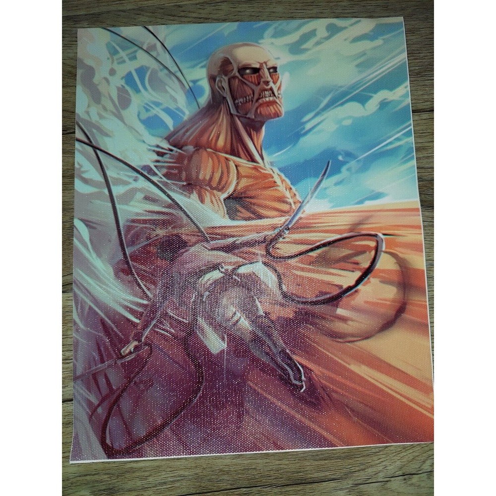 ATTACK ON TITAN CANVAS WALL ART 8X10 POSTERS 8 TOTAL
